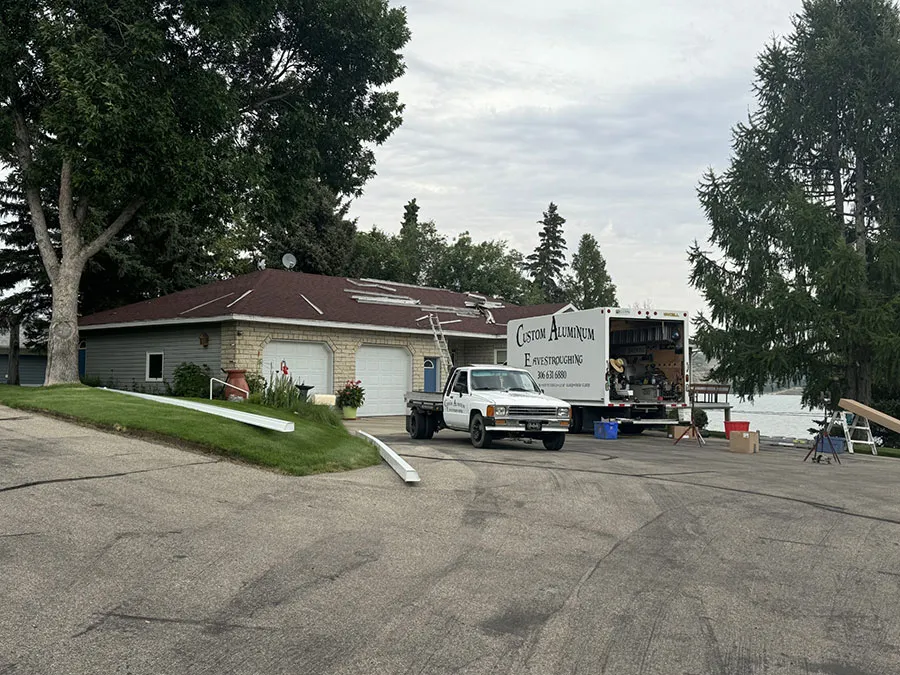 On-site assessment — Custom Aluminum Eavestrough, Moose Jaw, SK